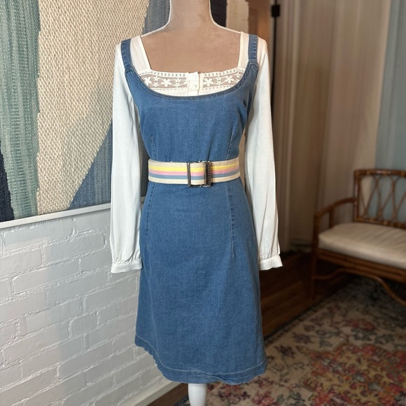 Highway Jeans Plus Size Stretch Denim Bodycon Dress - Picture 2 of 16